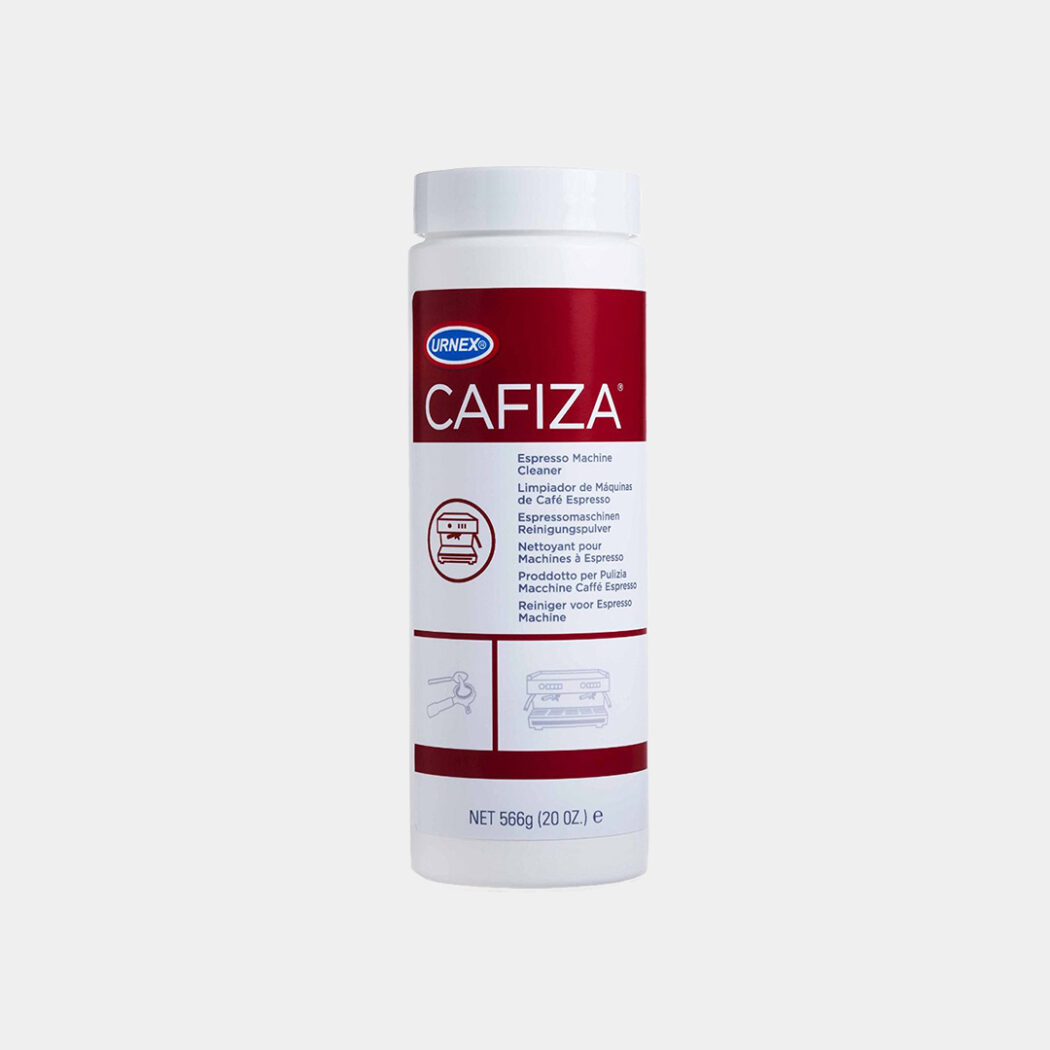 Urnex Cafiza for espresso machines.